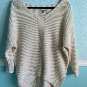 Charlotte Russe Cream Sweater